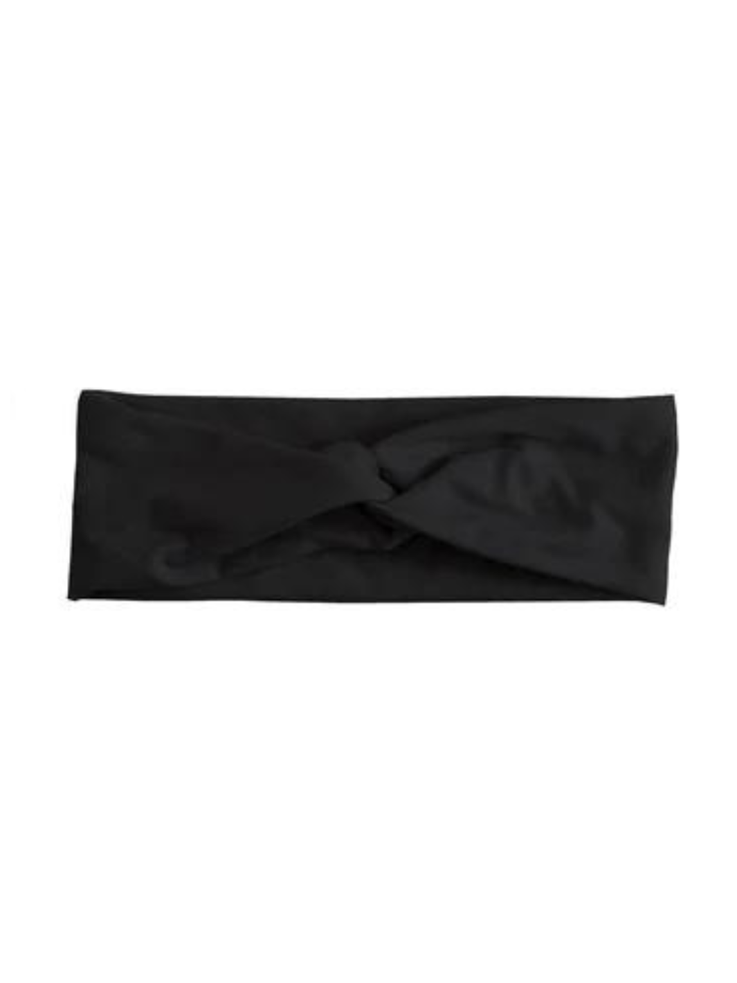 Black Faux Leather Knotted Headband (NB-Toddler)