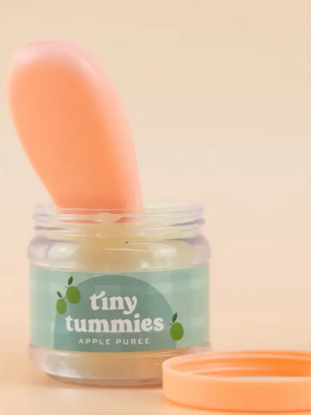 Tiny Tummies | Apple Jelly Food | Jar and Spoon