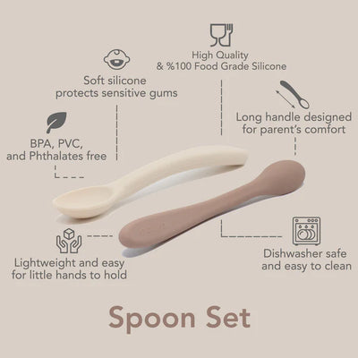 Feeding Spoon Set | Leaf/Light Storm